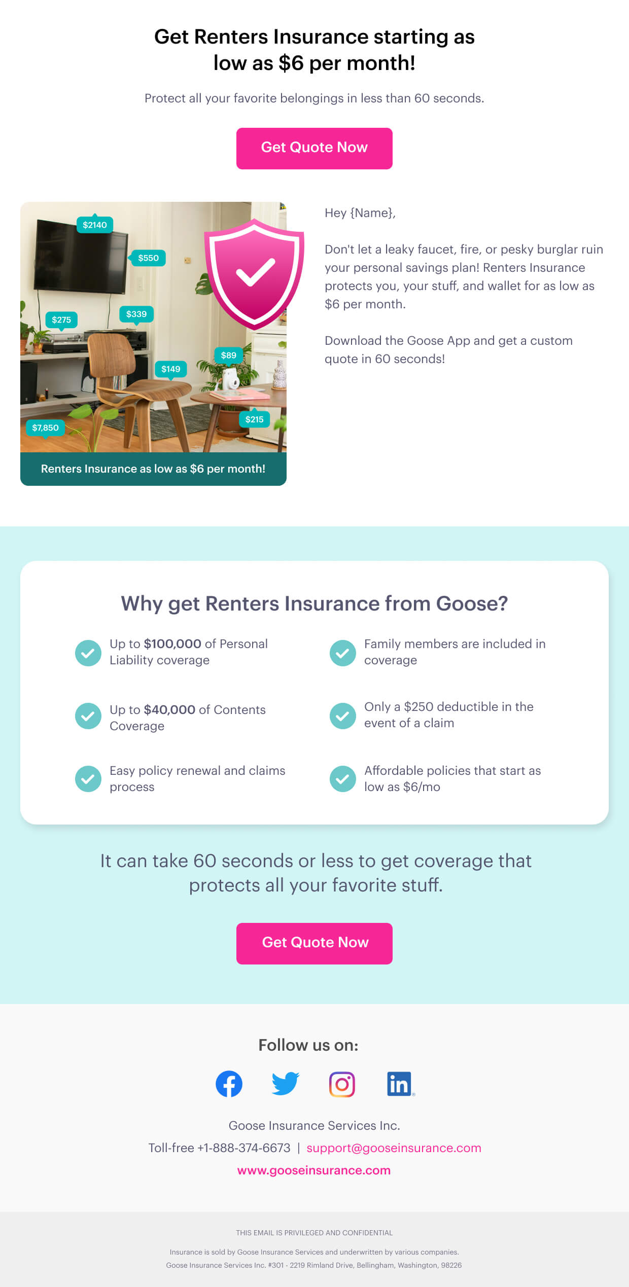 Email Renters